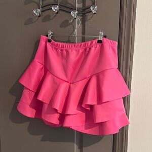 Pink Ruffled Skirt - Boohoo
